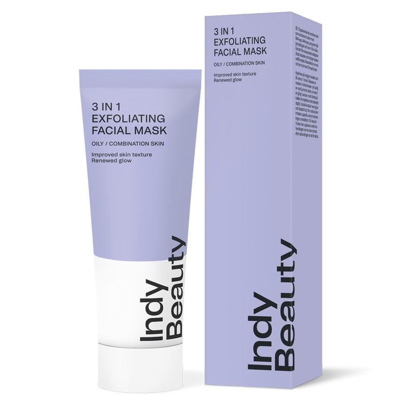 3 in 1 Exfoliating Facial Mask, 75 ml