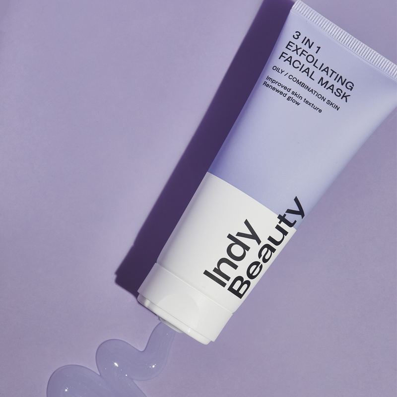 3 in 1 Exfoliating Facial Mask, 75 ml