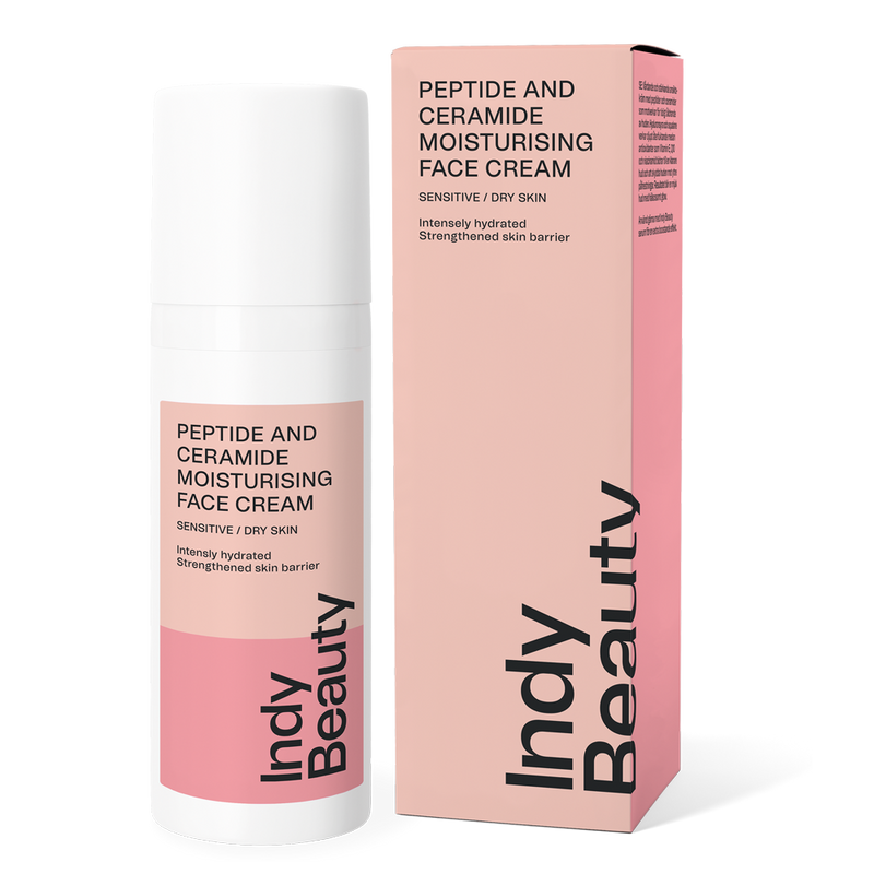 Peptide and ceramide moisturising face cream, 50 ml