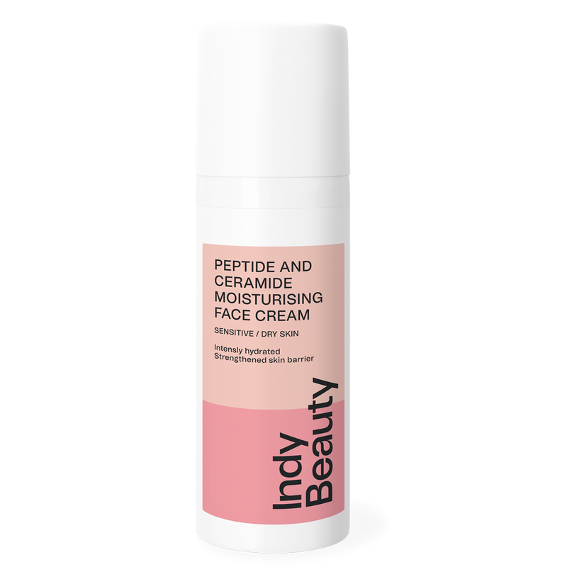 Peptide and ceramide moisturising face cream, 50 ml