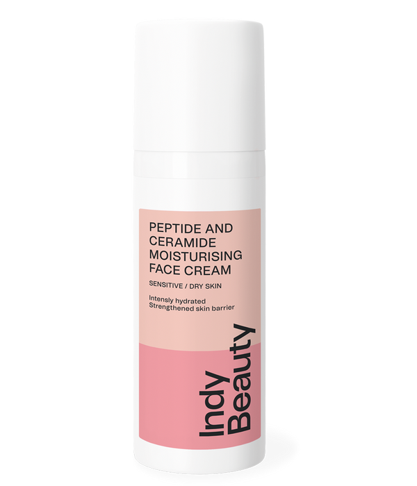 Peptide and ceramide moisturising face cream, 50 ml